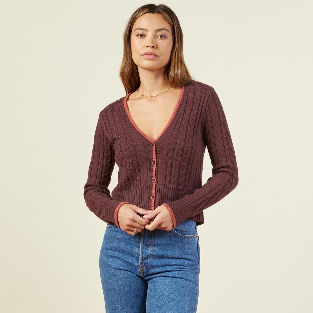 Double Layer Sweater Cardigan – MONROW