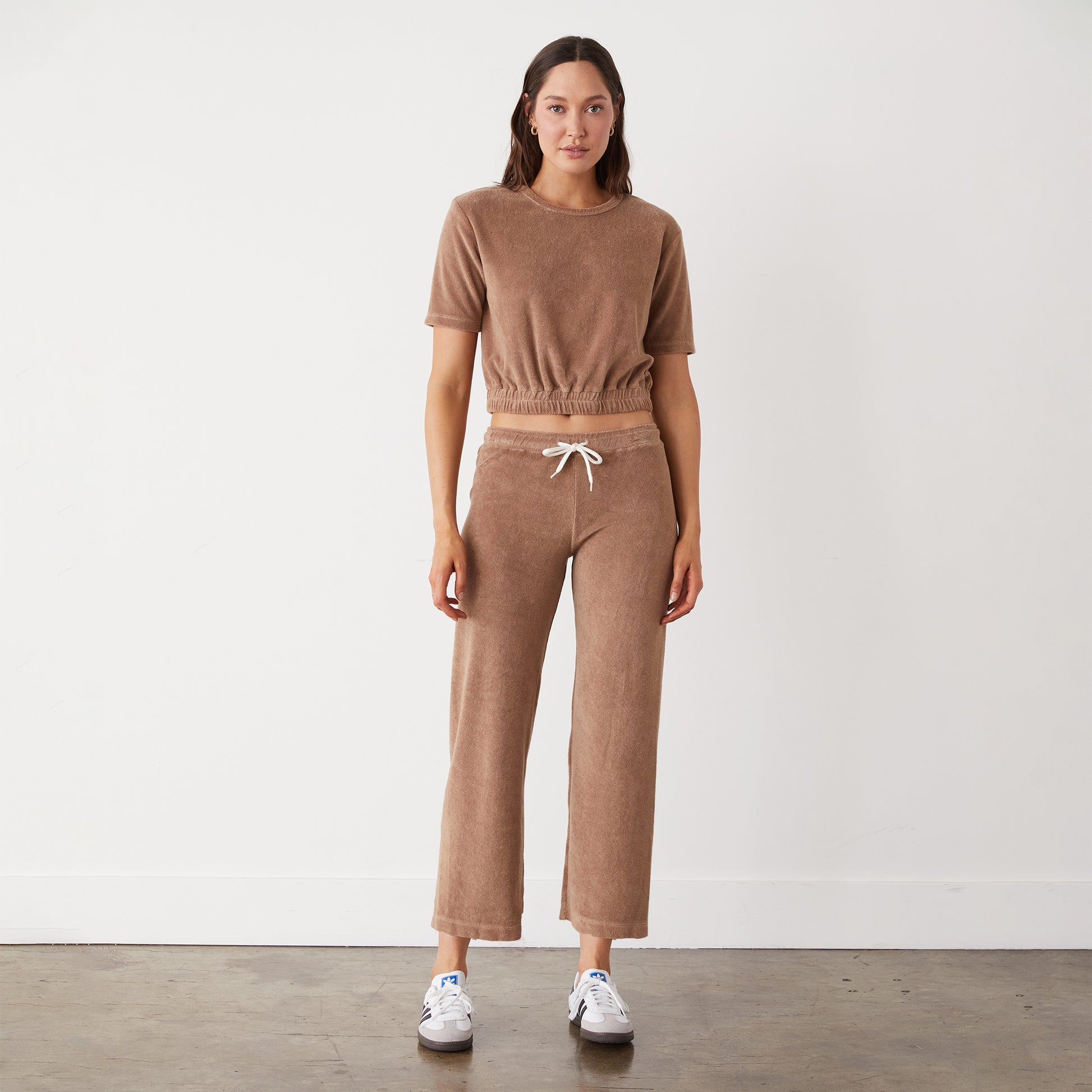 Terry Cloth Crop Pant – MONROW