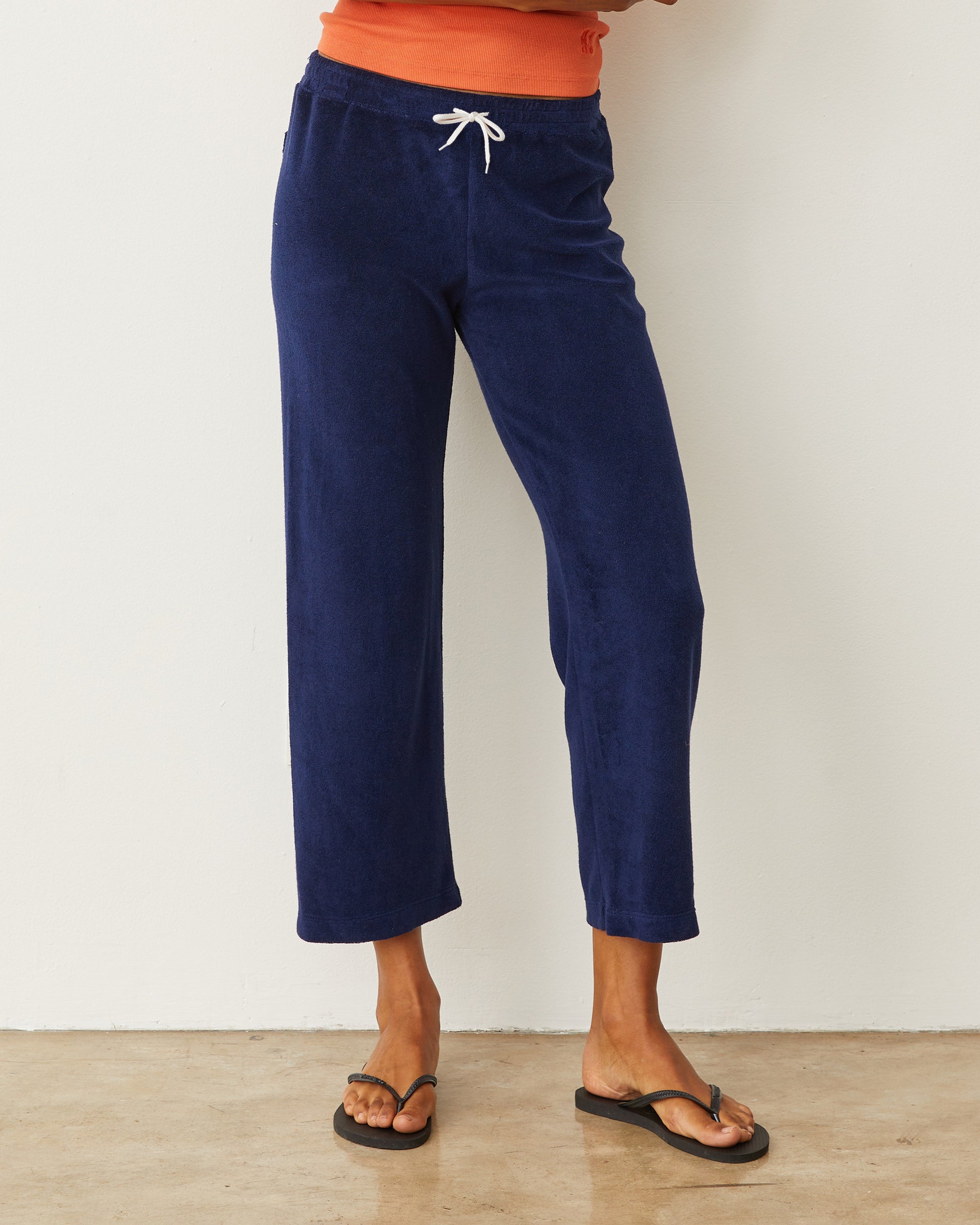 Terry Cloth Crop Pant – MONROW