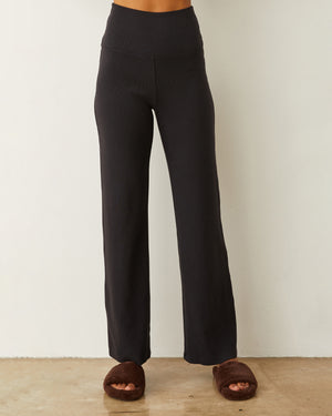 Supima Rib Flare Pant