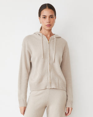 Cashmere Zip Up Hoody