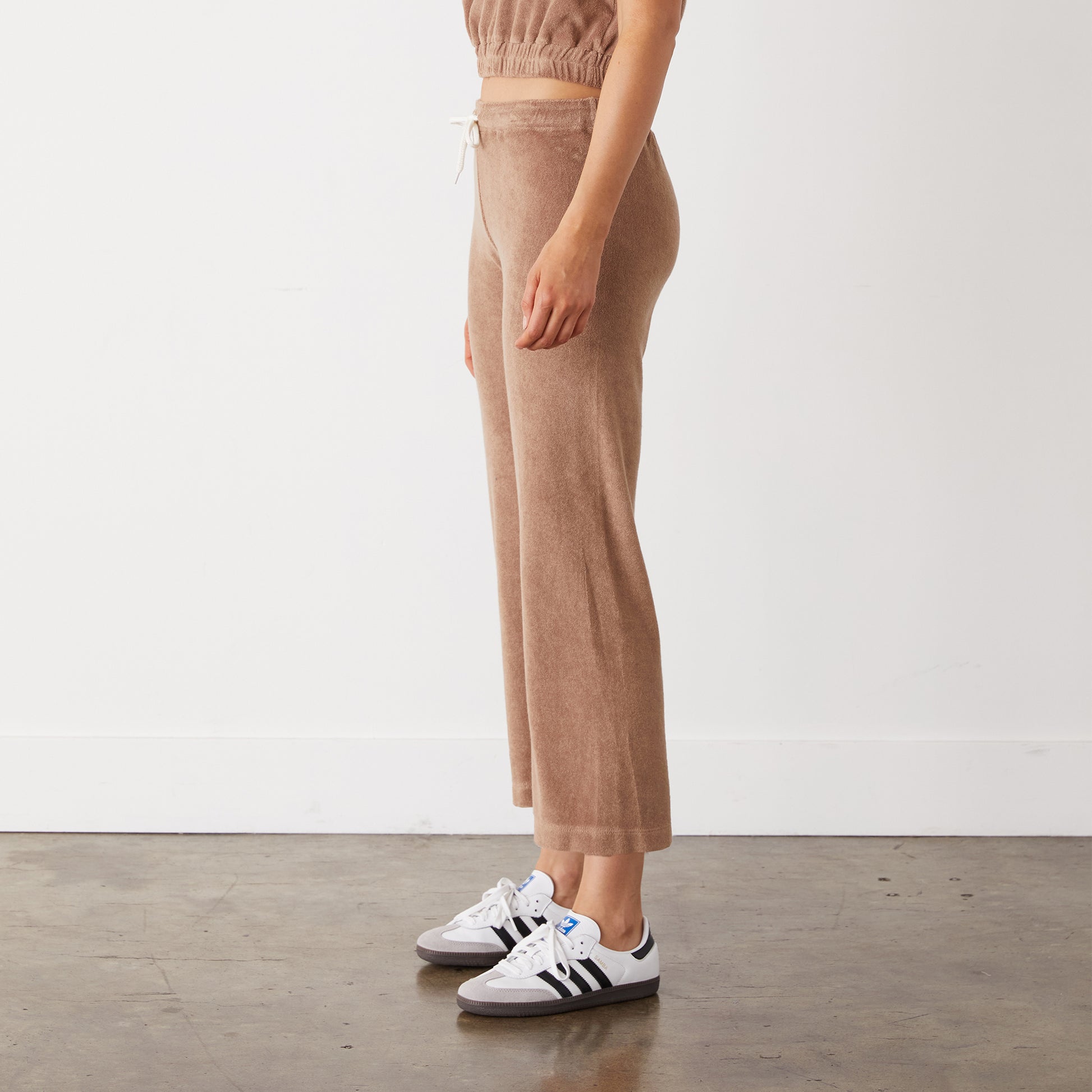 Terry Cloth Crop Pant – MONROW