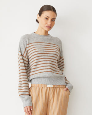 Wool Cashmere Stripe Sweater