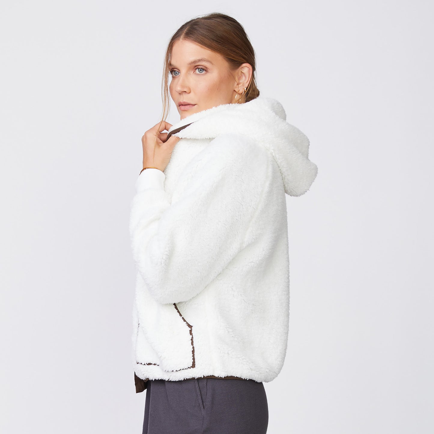 Monrow, Supersoft Fleece Jacket