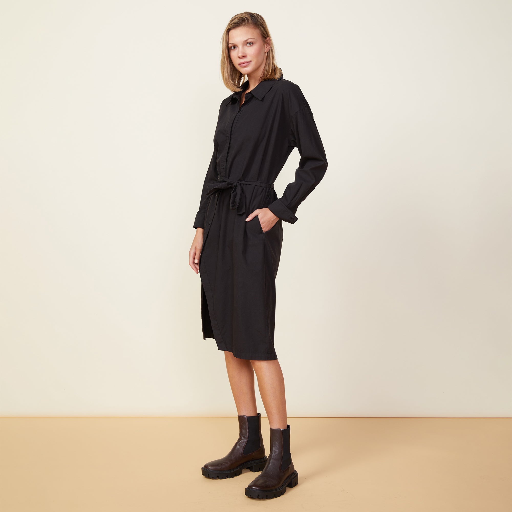 Asymmetrical Shirt Dress