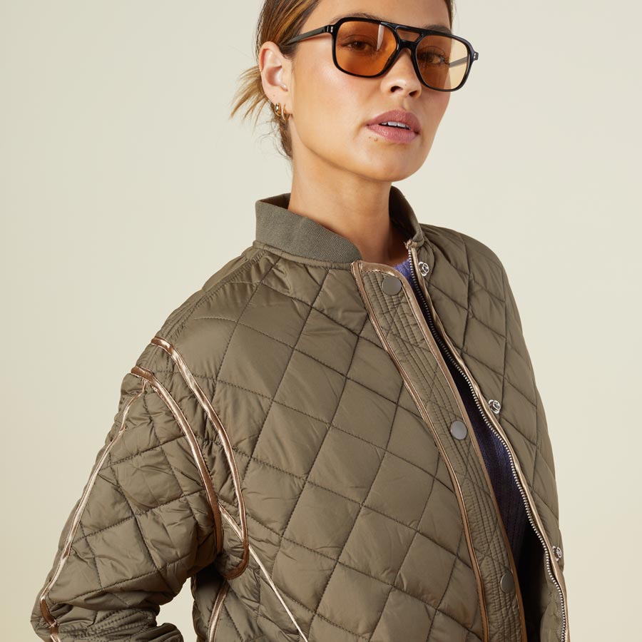 Quilted Bomber – MONROW
