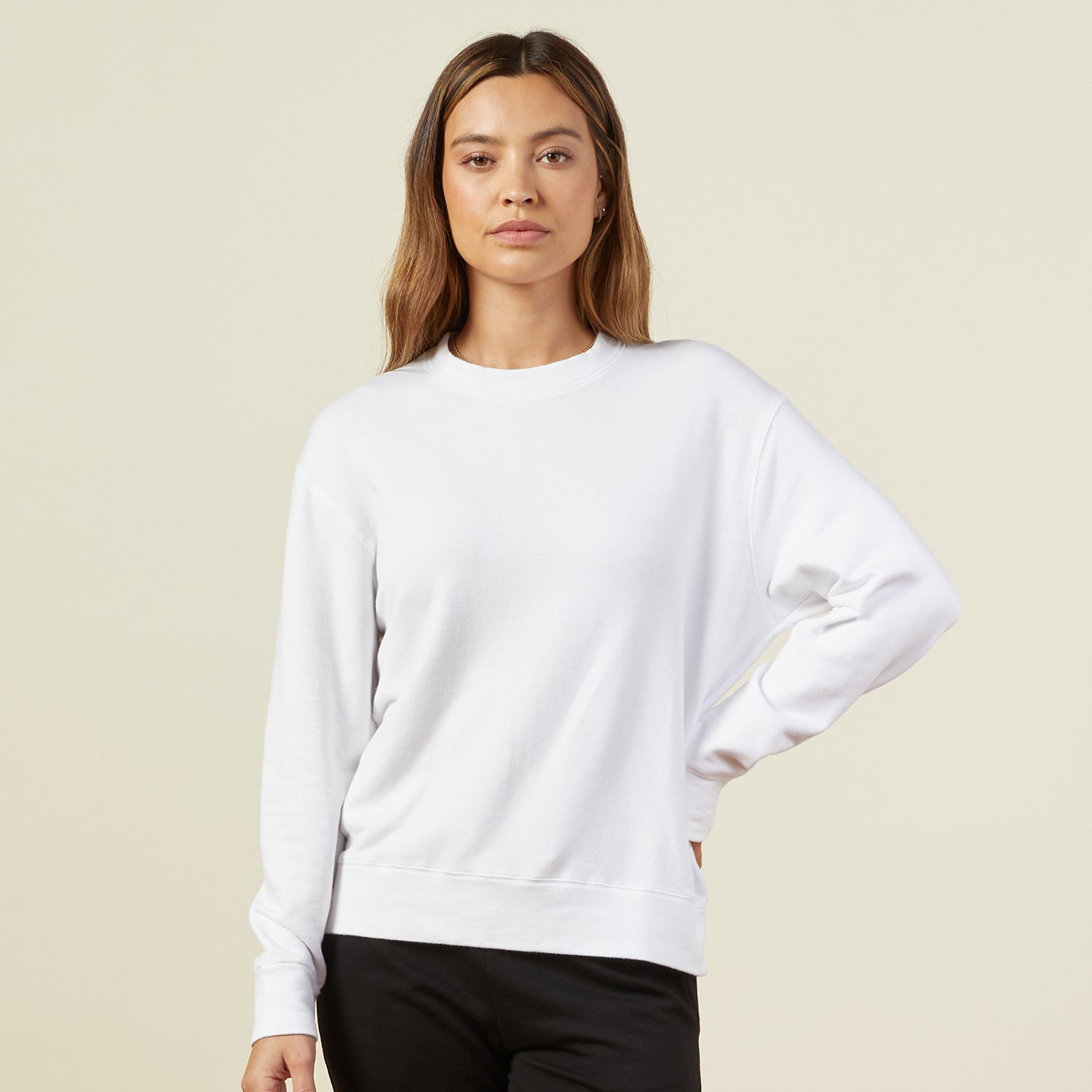 Supersoft Fleece Boyfriend Sweatshirt MONROW