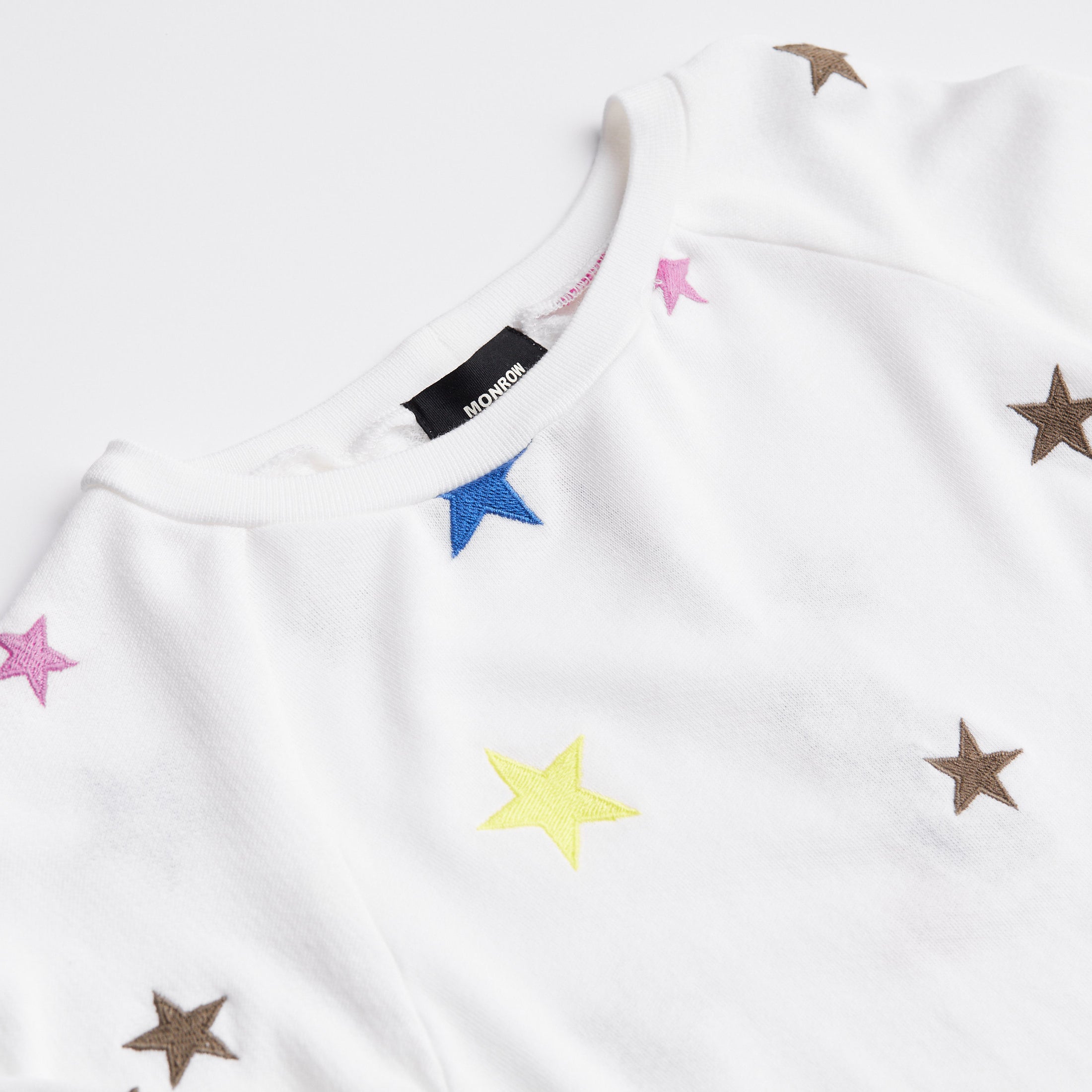 Monrow star raglan sweatshirt hotsell